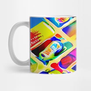 Burst of Color Panels Mug